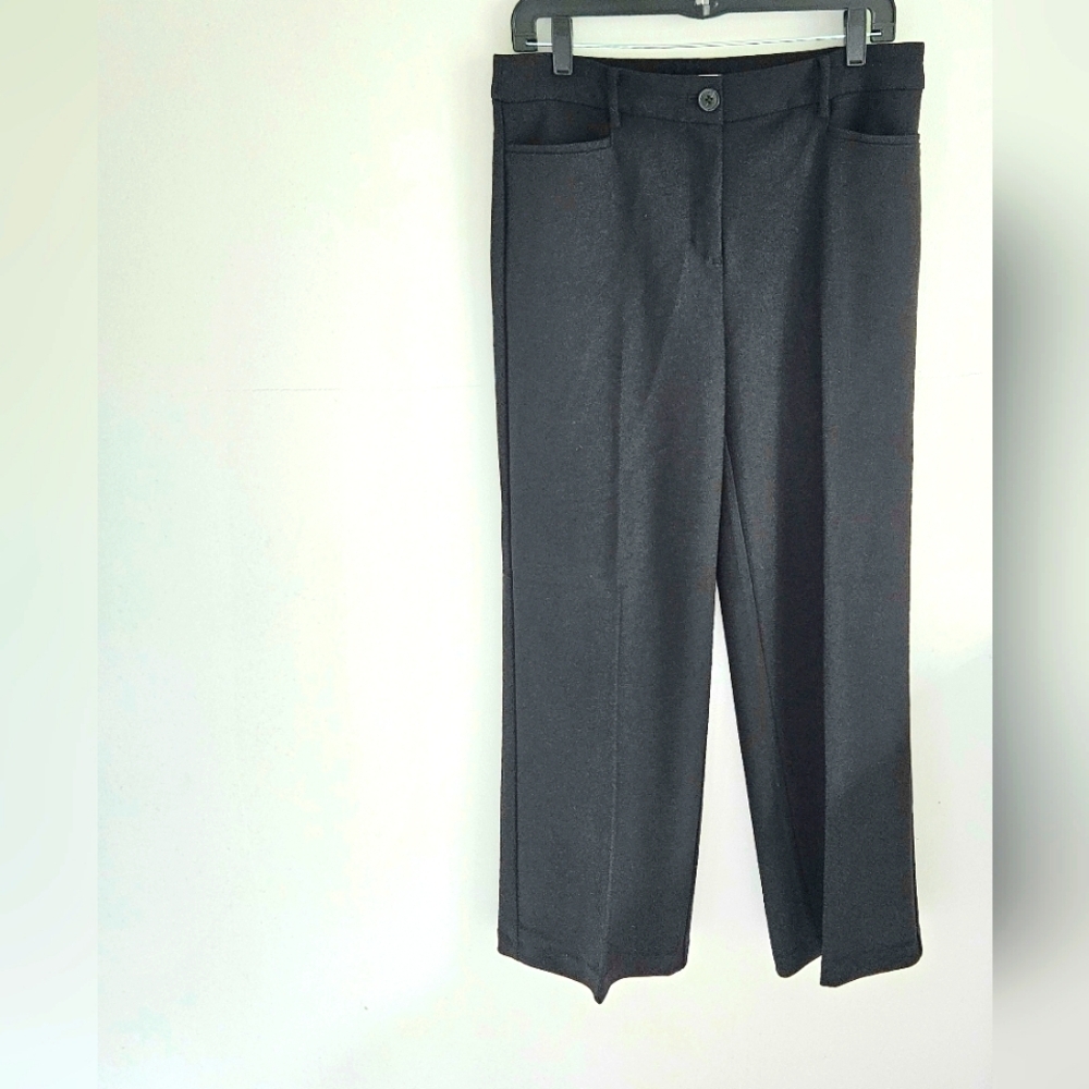 Loft black straight leg dress pants